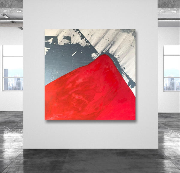 "Red Mountain" Oil Painting on Canvas by Matthew Izzo