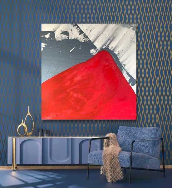 "Red Mountain" Oil Painting on Canvas by Matthew Izzo