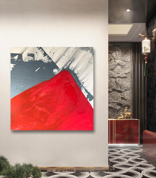 "Red Mountain" Oil Painting on Canvas by Matthew Izzo