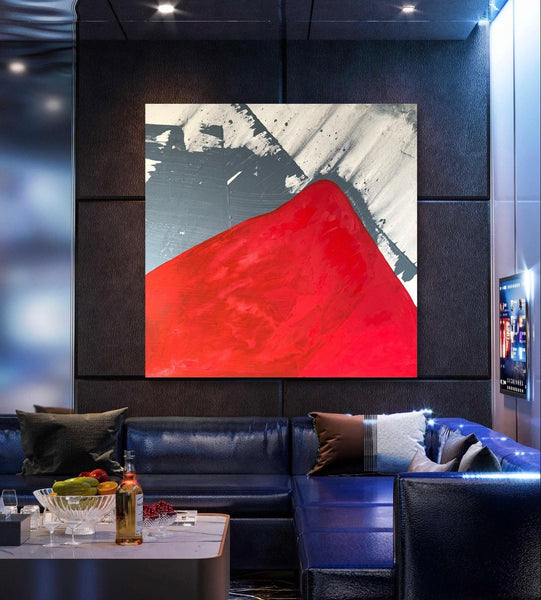 "Red Mountain" Oil Painting on Canvas by Matthew Izzo