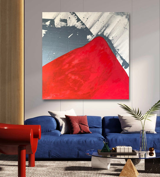"Red Mountain" Oil Painting on Canvas by Matthew Izzo