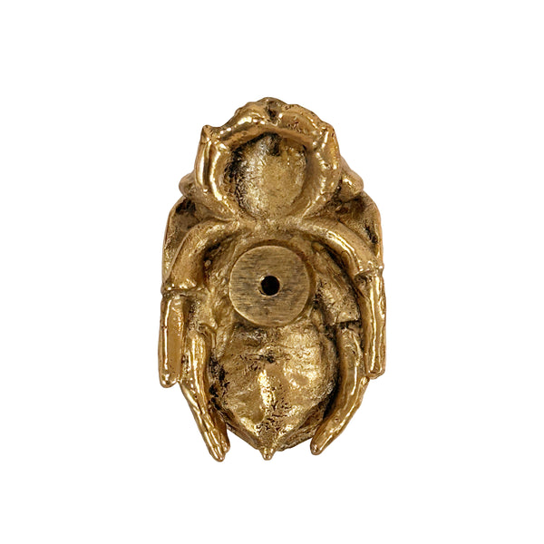 Fortune Rounded Edge Three Drawer Side Table - Matte Olive Green Lacquer w/Brass Beetle Knobs