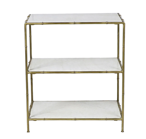 Faux Bamboo Small Shelf - Matthew Izzo Collection - Matthew Izzo Home