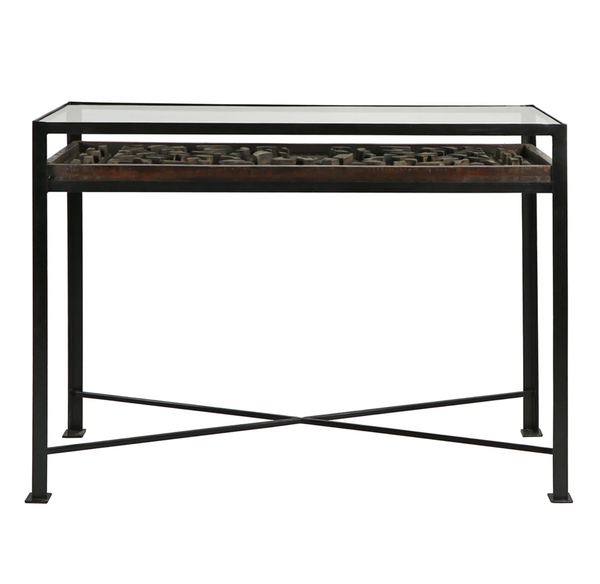 Concrete Mold Console Table - Matthew Izzo Collection