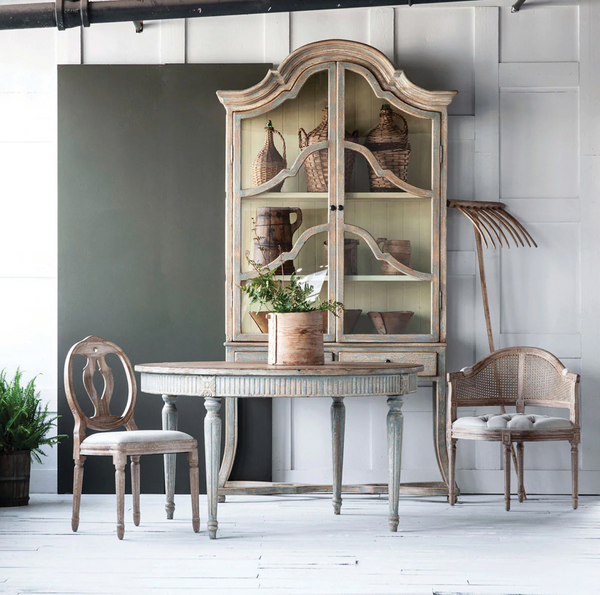 Cotswalds Pine Lattice Back Corner Chair - Matthew Izzo Collection