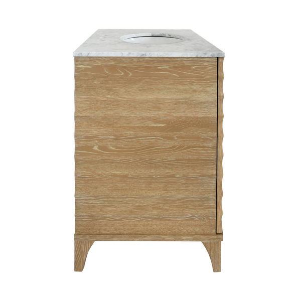 Rhodes Cerused Oak Single Sink Bath Vanity