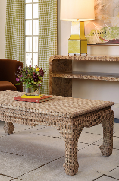 Guinevere Rattan Coffee Table