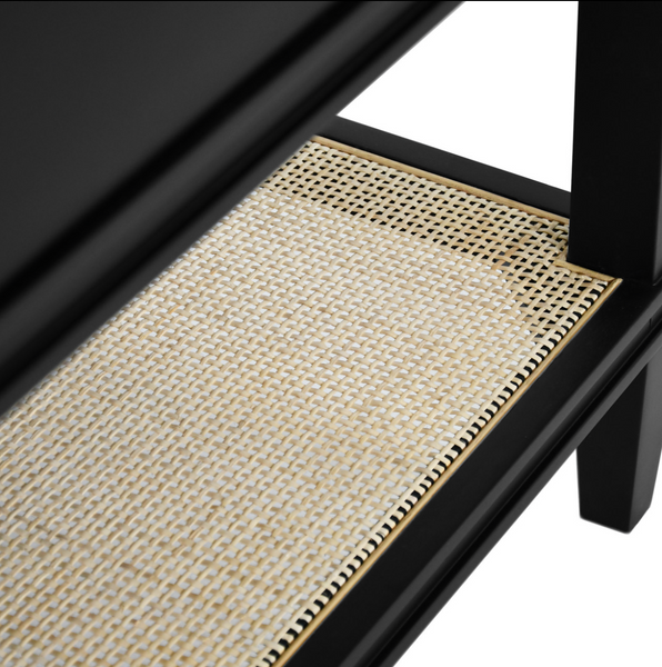 Cutler Single Sink Bath Vanity - Cerused Oak or Black