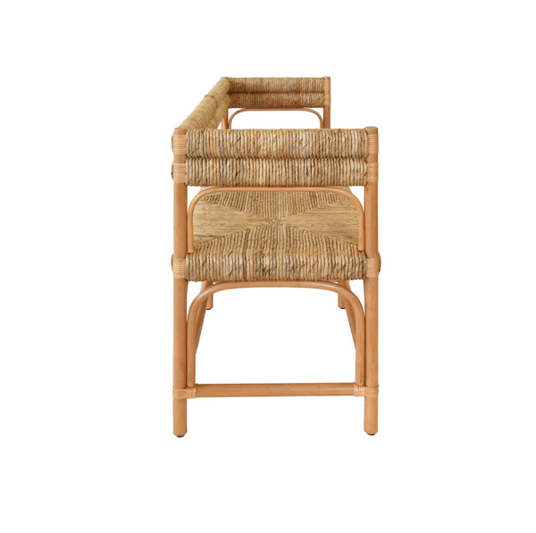 Ajax Rattan & Seagrass Bench