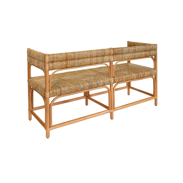 Ajax Rattan & Seagrass Bench