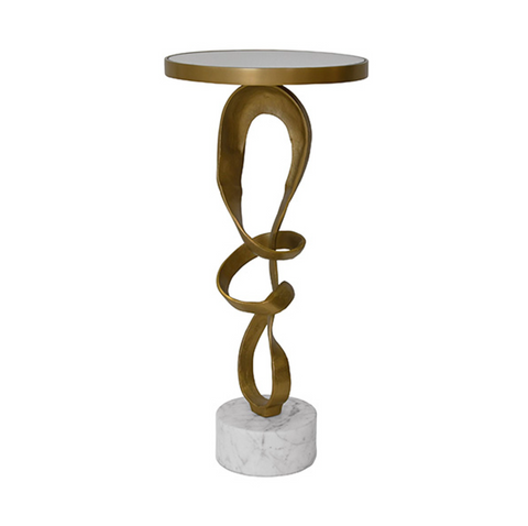 Olympia Round Sculptural Side Table