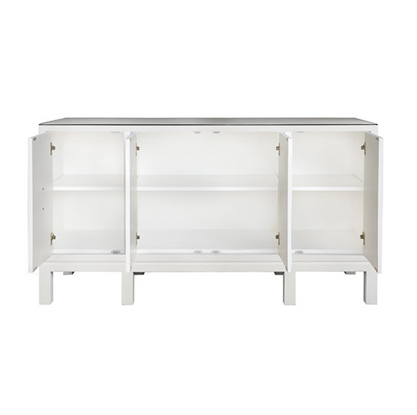 Effie White Linen Buffet