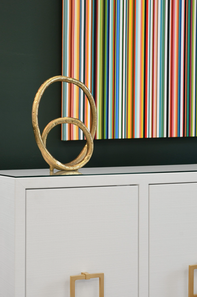 Effie White Linen Buffet