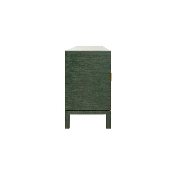 Effie Green Grasscloth Buffet