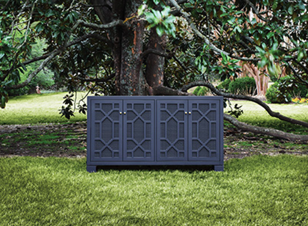 Claire Four Door Buffet - Matte Navy or Matte White Lacquer