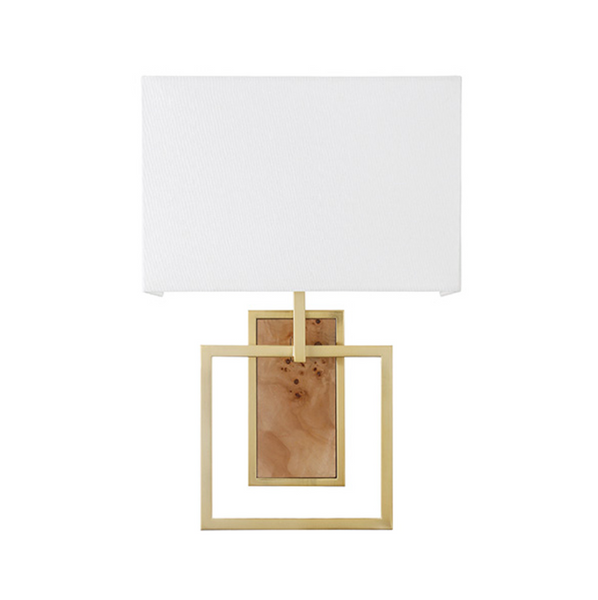 Trace Flushmount Wall Sconce in Burlwood
