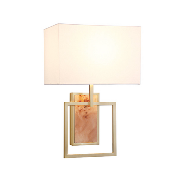 Trace Flushmount Wall Sconce in Burlwood