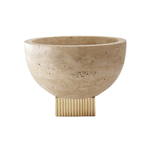 Sita Travertine Marble Bowl