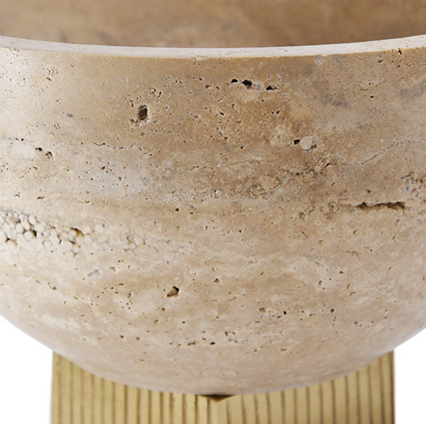 Sita Travertine Marble Bowl