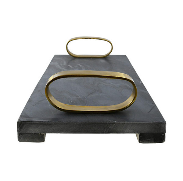 Tadeo Black Marble Tray