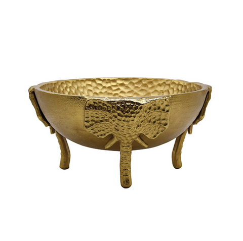 Elepha Textured Brass Bowl