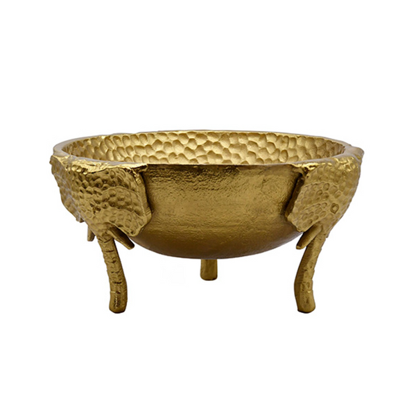 Elepha Textured Brass Bowl