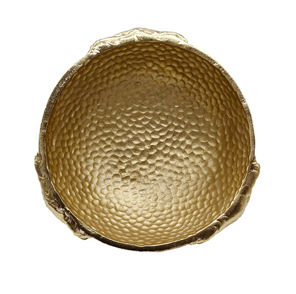 Elepha Textured Brass Bowl