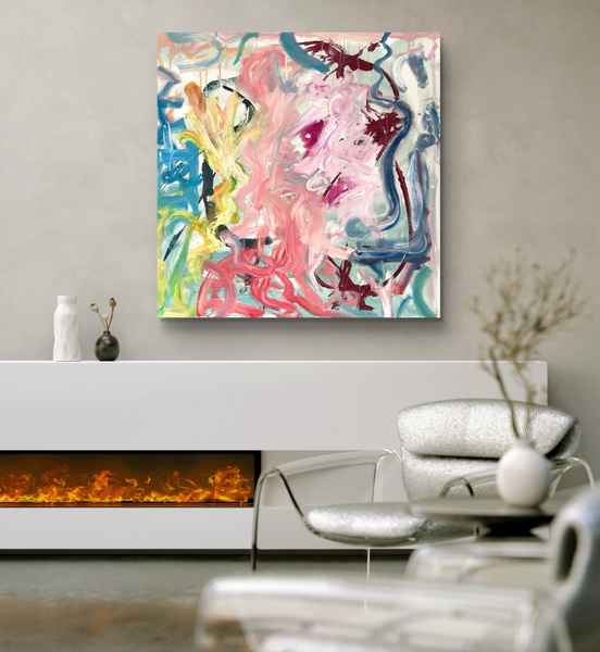 Matthew Izzo Oil Painting on Canvas "Spring Dance"