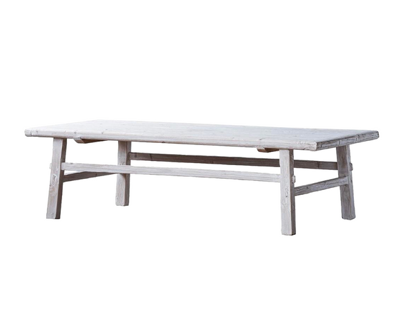 Rustic Elm Wood Coffee Table - Matthew Izzo Collection