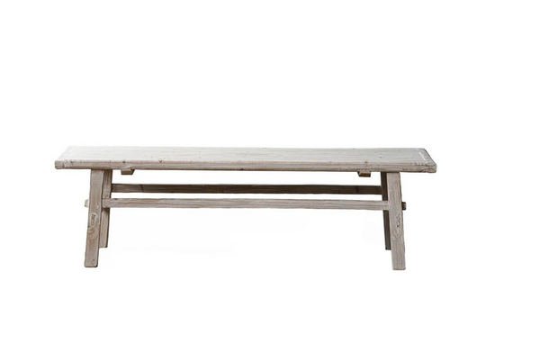 Rustic Elm Wood Coffee Table - Matthew Izzo Collection