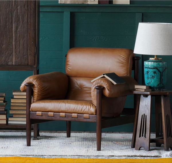 Henry Leather Armchair - Matthew Izzo Collection