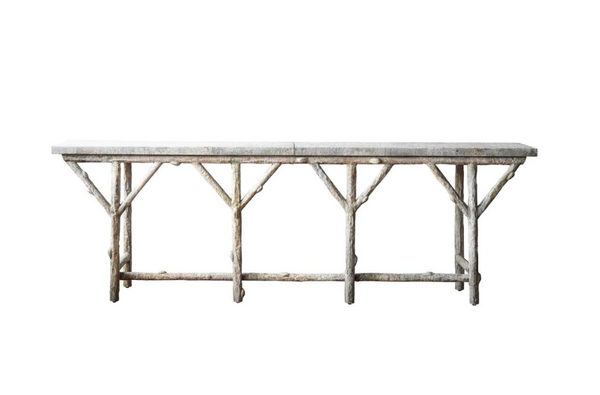 Faux Bois Branch Console Table - Matthew Izzo Collection