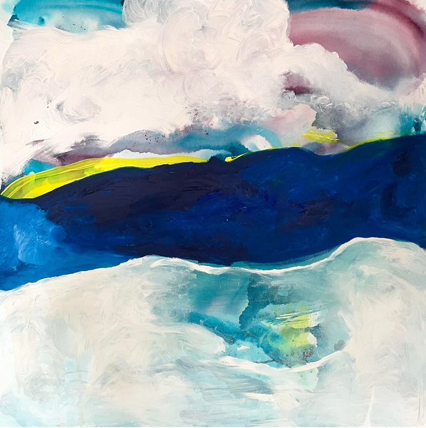 "Blue Waters" Oil on Canvas by Matthew Izzo