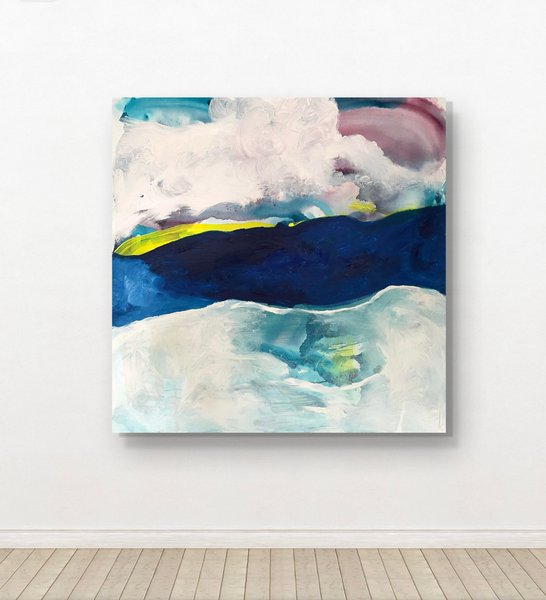 "Blue Waters" Oil on Canvas by Matthew Izzo