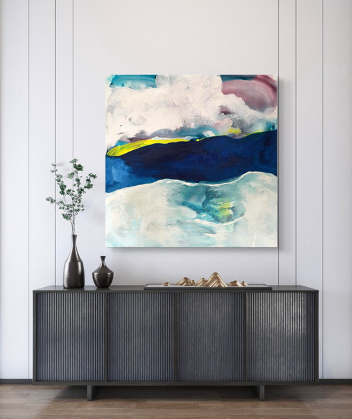 "Blue Waters" Oil on Canvas by Matthew Izzo