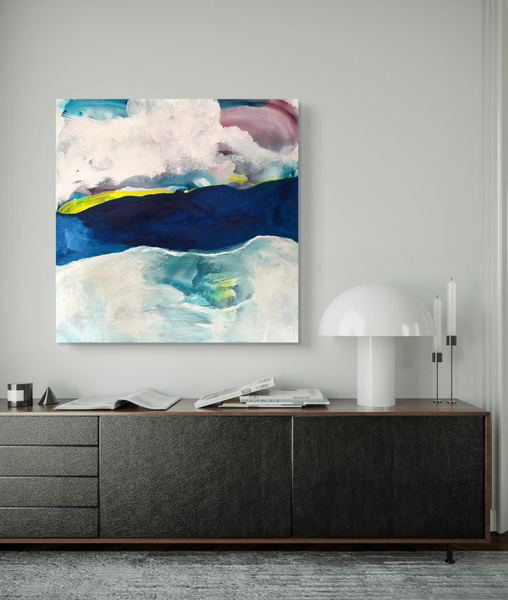 "Blue Waters" Oil on Canvas by Matthew Izzo