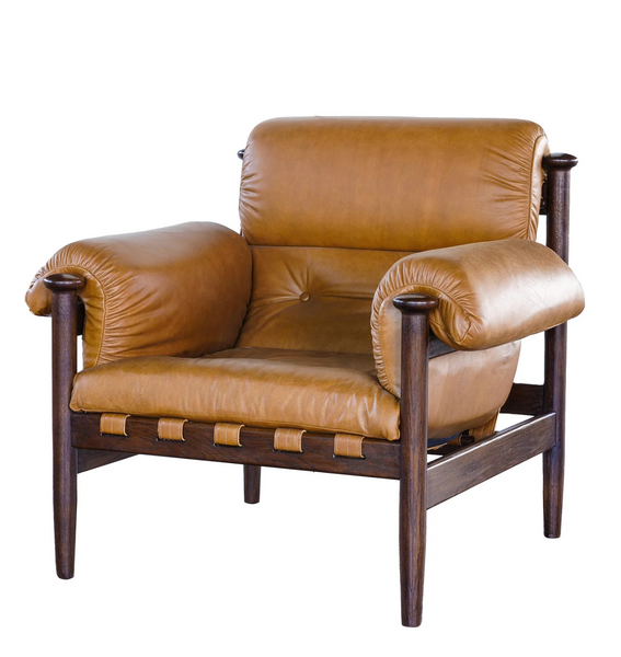 Selina Leather Arm Chair - Matthew Izzo Collection