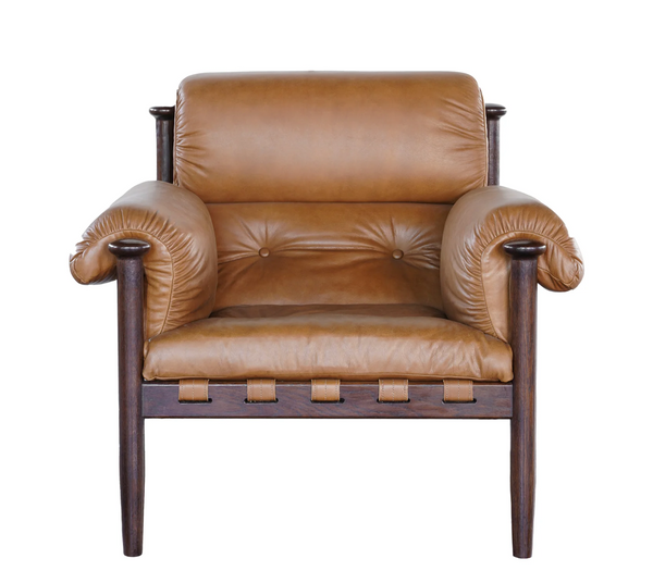 Selina Leather Arm Chair - Matthew Izzo Collection