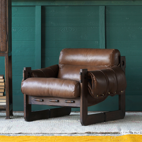 Gretchen Leather Armchair - Matthew Izzo Collection