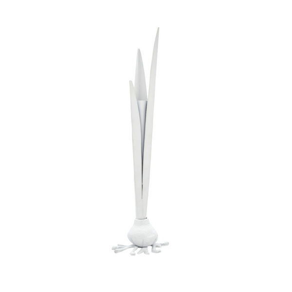 Garlic White Bud Vase