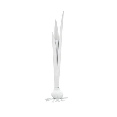 Garlic White Bud Vase
