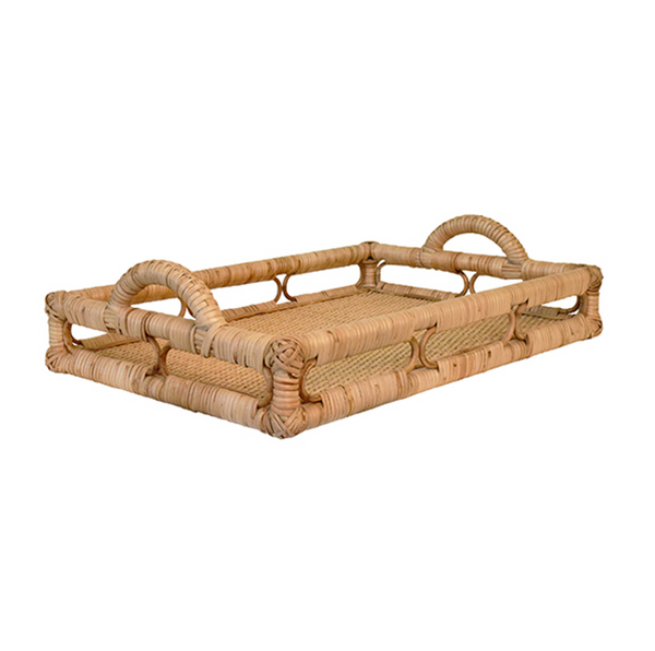 Tatum Rattan Serving Tray