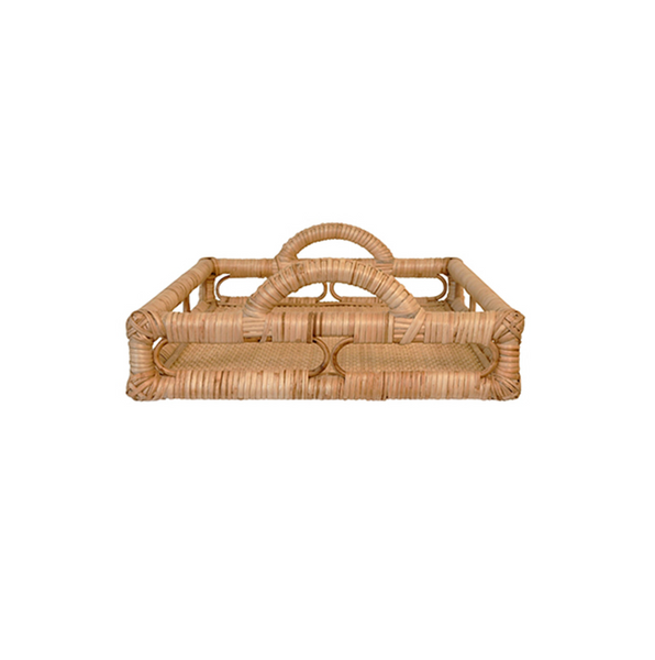 Tatum Rattan Serving Tray
