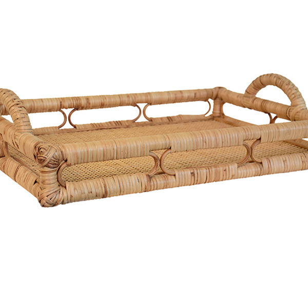 Tatum Rattan Serving Tray