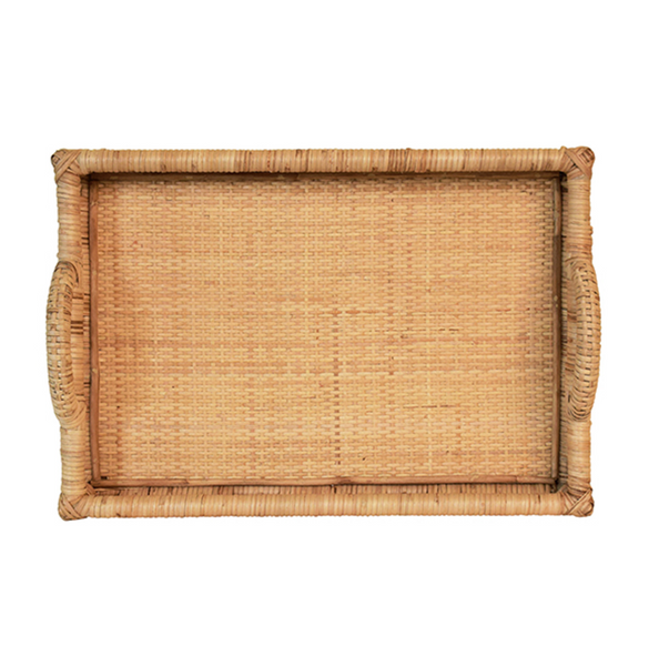 Tatum Rattan Serving Tray