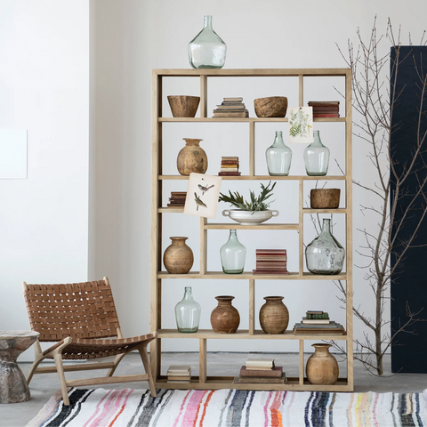 Neoteric Mango Wood Bookcase w/Open Shelving - Matthew Izzo Collection