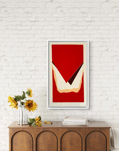 Barbara Beck 1970 Screen Print on Paper - Signed