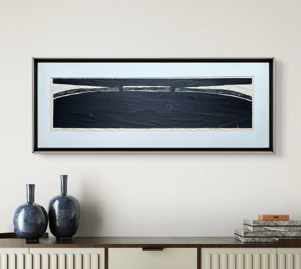 Barbara Beck 1973 Matted Woodblock Print on Paper