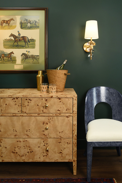 Demi Stacked Hemisphere Acrylic & Antique Brass Wall Sconce with White Linen Shade