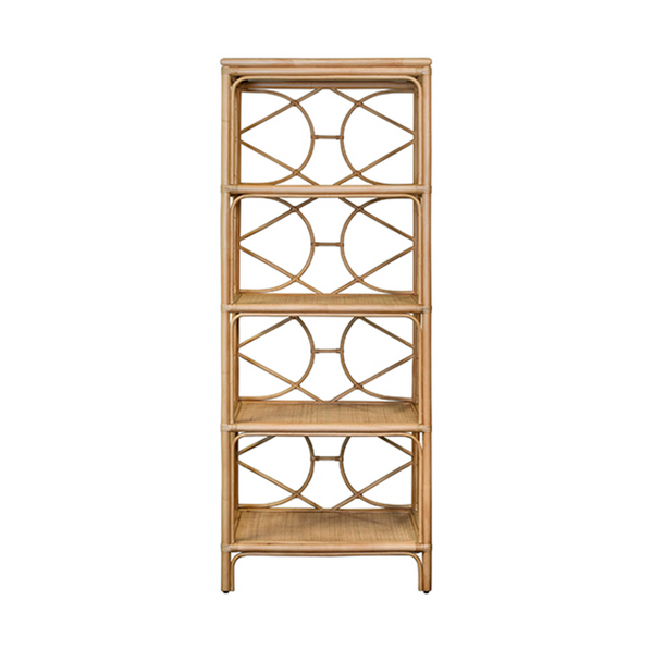 Danielle Natural Rattan Multi Shelf Etagere